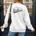 Busy Raising Ballers Baseball Mom & Parent Sports Premium Tri-Blend Women's Sweatshirt Back Print