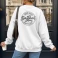 Crazy Proud Always Loud Baseball Mom Saying Graphic Women's Sweatshirt Back Print
