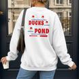 Cute Ducks On The Pond Cute Baseball Mom T-Shirt Women's Sweatshirt Back Print Cute Ducks On The Pond Cute Baseball Mom T-Shirt Women's Sweatshirt Back Print