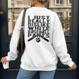 I Dislike Baseball Pants Softball Tball Baseball Mom Women's Sweatshirt Back Print I Dislike Baseball Pants Softball Tball Baseball Mom Women's Sweatshirt Back Print