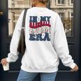 Groovy In My Baseball Mom Era Baseball Mama Mother's Day Women's Sweatshirt Back Print Groovy In My Baseball Mom Era Baseball Mama Mother's Day Women's Sweatshirt Back Print