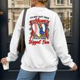 I'm Their Biggest Fan Volleyball Baseball Mom Women's Sweatshirt Back Print I'm Their Biggest Fan Volleyball Baseball Mom Women's Sweatshirt Back Print