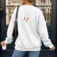 Mom Of Ballers USA Flag Soccer Baseball Mom Women's Sweatshirt Back Print Mom Of Ballers USA Flag Soccer Baseball Mom Women's Sweatshirt Back Print