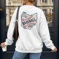 Ohio Baseball Mom Women's Sweatshirt Back Print Ohio Baseball Mom Women's Sweatshirt Back Print