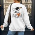 Proud Baseball MOM Sports & Softball Nostalgia Women's Sweatshirt Back Print