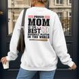 Proud Mom Of An Awesome Baseball Baseball Mom Women's Sweatshirt Back Print Proud Mom Of An Awesome Baseball Baseball Mom Women's Sweatshirt Back Print