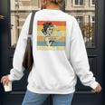 Retro Baseball Mom Sport Lover Vintage Women's Sweatshirt Back Print Retro Baseball Mom Sport Lover Vintage Women's Sweatshirt Back Print