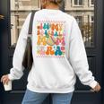 Retro Groovy In My Baseball Mom Era Happy Women Premium Women's Sweatshirt Back Print Retro Groovy In My Baseball Mom Era Happy Women Premium Women's Sweatshirt Back Print