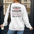 Senior Baseball Mom Class Of 2024 High School College Sports Women's Sweatshirt Back Print Senior Baseball Mom Class Of 2024 High School College Sports Women's Sweatshirt Back Print