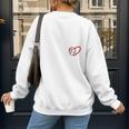 Senior Baseball Mom Class Of 2024 Baseball Player Son 2024 Women's Sweatshirt Back Print