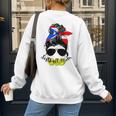 Softball Mom Puerto Rican Mom Spanish Baseball Mom Tote Women's Sweatshirt Back Print Softball Mom Puerto Rican Mom Spanish Baseball Mom Tote Women's Sweatshirt Back Print