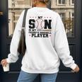 My Son Is My Favorite Baseball Player Baseball Mom Women's Sweatshirt Back Print