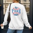 Spring 2024 Season Cute Baseball Mom It Is The Season Women's Sweatshirt Back Print Spring 2024 Season Cute Baseball Mom It Is The Season Women's Sweatshirt Back Print