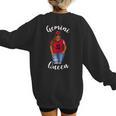 African American Baseball Mom Gemini Queen Zodiac Sign Women's Sweatshirt Back Print African American Baseball Mom Gemini Queen Zodiac Sign Women's Sweatshirt Back Print