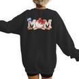 Ball Mom Bow Tie Baseball Mom Women's Sweatshirt Back Print Ball Mom Bow Tie Baseball Mom Women's Sweatshirt Back Print