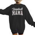 Baseball Mama Baseball Mom Women Proud Retro Women's Sweatshirt Back Print Baseball Mama Baseball Mom Women Proud Retro Women's Sweatshirt Back Print