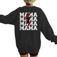 Baseball Mama Baseball Mom Women's Sweatshirt Back Print