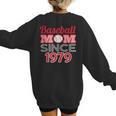 Baseball Mom Since 1979 Women's Sweatshirt Back Print Baseball Mom Since 1979 Women's Sweatshirt Back Print