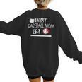 Baseball Mom 2024 In My Baseball Mom Era Gameday Women's Sweatshirt Back Print