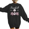 Baseball Mom Birthday Sport Baseball Sport Matching Family Women's Sweatshirt Back Print Baseball Mom Birthday Sport Baseball Sport Matching Family Women's Sweatshirt Back Print
