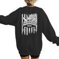 Baseball MOM Cool USA American Flag Family Reunion Women's Sweatshirt Back Print Baseball MOM Cool USA American Flag Family Reunion Women's Sweatshirt Back Print