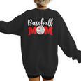 Baseball Mom Cute Letter Print Women Cute Mother's Day Women's Sweatshirt Back Print Baseball Mom Cute Letter Print Women Cute Mother's Day Women's Sweatshirt Back Print