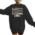 Baseball Mom Distressed Vintage Sports Player Calls Me Mom Women's Sweatshirt Back Print Baseball Mom Distressed Vintage Sports Player Calls Me Mom Women's Sweatshirt Back Print