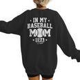 In My Baseball Mom Era Cool Mommy Women's Sweatshirt Back Print In My Baseball Mom Era Cool Mommy Women's Sweatshirt Back Print