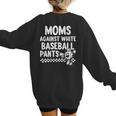 Baseball Mom Game Day Moms Against Pants Women's Sweatshirt Back Print Baseball Mom Game Day Moms Against Pants Women's Sweatshirt Back Print