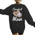 Baseball Mom Grandma Leopard Baseball Lover Fan Women's Sweatshirt Back Print Baseball Mom Grandma Leopard Baseball Lover Fan Women's Sweatshirt Back Print