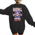 Baseball Mom Loud & Proud Since 1976 Women's Sweatshirt Back Print