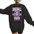 Baseball Mom Loud & Proud Since 1980 Women's Sweatshirt Back Print