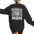 In My Baseball Mom Mama Era Leopard Mom Baseball Women's Sweatshirt Back Print In My Baseball Mom Mama Era Leopard Mom Baseball Women's Sweatshirt Back Print