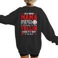 Baseball Mom Mama Baseball Lover Sport Mother's Day Women's Sweatshirt Back Print Baseball Mom Mama Baseball Lover Sport Mother's Day Women's Sweatshirt Back Print
