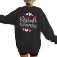 Baseball Mom Mama Women's Sweatshirt Back Print Baseball Mom Mama Women's Sweatshirt Back Print