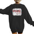 Baseball Mom Mommy Baseball Player Women's Sweatshirt Back Print Baseball Mom Mommy Baseball Player Women's Sweatshirt Back Print