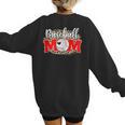 Baseball Mom Mother's Day For Mom Game Day Outfit Women's Sweatshirt Back Print Baseball Mom Mother's Day For Mom Game Day Outfit Women's Sweatshirt Back Print