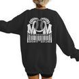 Baseball Mom Scan For Payment Sporty Humor Women's Sweatshirt Back Print