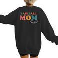 Baseball Mom Squad Boho Cute Back To School Ball Mom Women's Sweatshirt Back Print Baseball Mom Squad Boho Cute Back To School Ball Mom Women's Sweatshirt Back Print