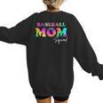 Baseball Mom Squad Tie Dye Cute Ball Mom Women's Sweatshirt Back Print Baseball Mom Squad Tie Dye Cute Ball Mom Women's Sweatshirt Back Print