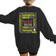 Baseball Mom Traits For Great Mothers Grey And Yellow Women's Sweatshirt Back Print Baseball Mom Traits For Great Mothers Grey And Yellow Women's Sweatshirt Back Print