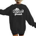 Baseball Mom Vintage Team Swag Women's Sweatshirt Back Print