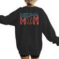 Baseball Mom Vintage Baseball Women's Sweatshirt Back Print Baseball Mom Vintage Baseball Women's Sweatshirt Back Print