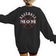 Baseball Mom For Women Women's Sweatshirt Back Print Baseball Mom For Women Women's Sweatshirt Back Print