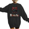 I Am Baseball Mom Women's Sweatshirt Back Print I Am Baseball Mom Women's Sweatshirt Back Print