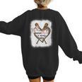 Baseball Moms Always Salty Mommy Women's Sweatshirt Back Print Baseball Moms Always Salty Mommy Women's Sweatshirt Back Print