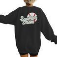 Baseball Mom's Favorite Game Day Women's Sweatshirt Back Print