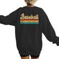 Baseball Player Sports Baseball Mom Baseball Coach Women's Sweatshirt Back Print Baseball Player Sports Baseball Mom Baseball Coach Women's Sweatshirt Back Print
