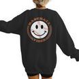 Baseball Vibes Baseball Mom Women's Sweatshirt Back Print Baseball Vibes Baseball Mom Women's Sweatshirt Back Print