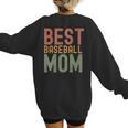 Best Baseball Mom Sports Cute Moms Day Women's Sweatshirt Back Print Best Baseball Mom Sports Cute Moms Day Women's Sweatshirt Back Print